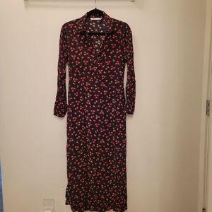 ZARA PRINTED SHIRT DRESS